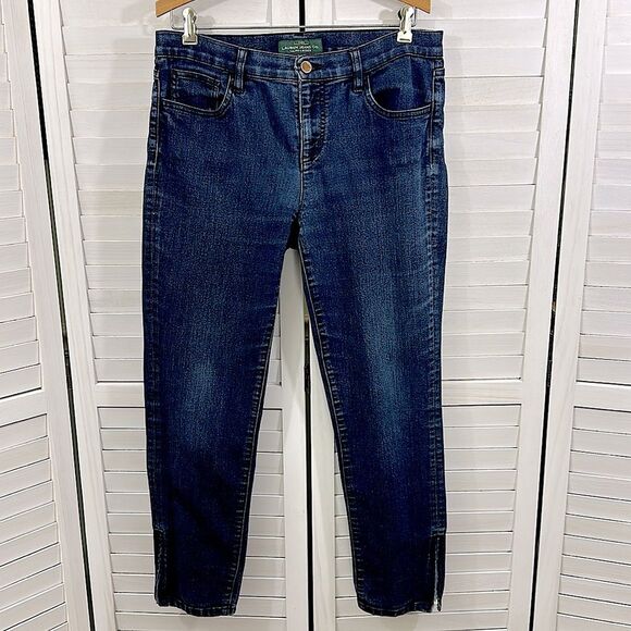 Lauren Jeans Co. Size 10 Ankle Denim Stretch - Picture 3 of 9